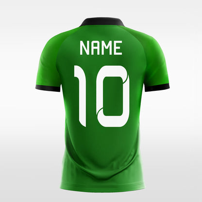 Custom Metallic Print Sublimation Soccer Tops Jersey