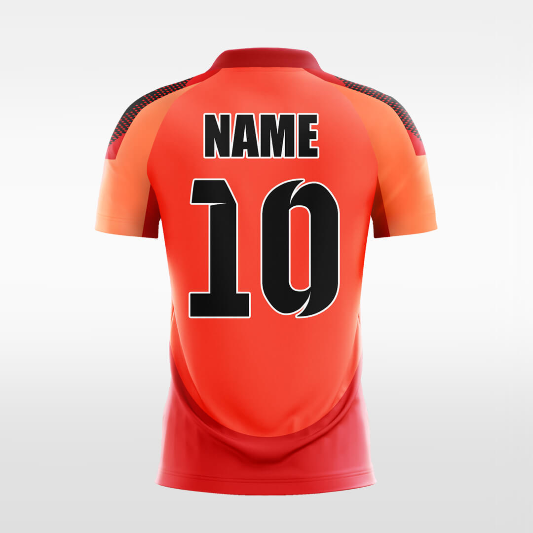 Custom Modish Red Sublimation Soccer Tops Jersey