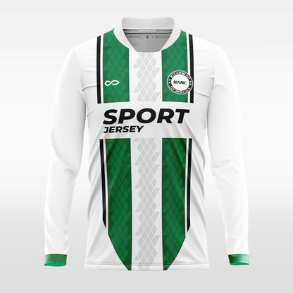 Obliging - Custom Men's Sublimated Long Sleeve Soccer Jersey