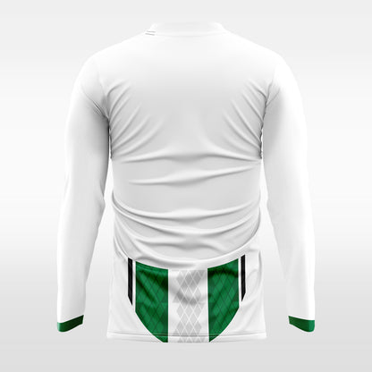 Obliging - Custom Men's Sublimated Long Sleeve Soccer Jersey