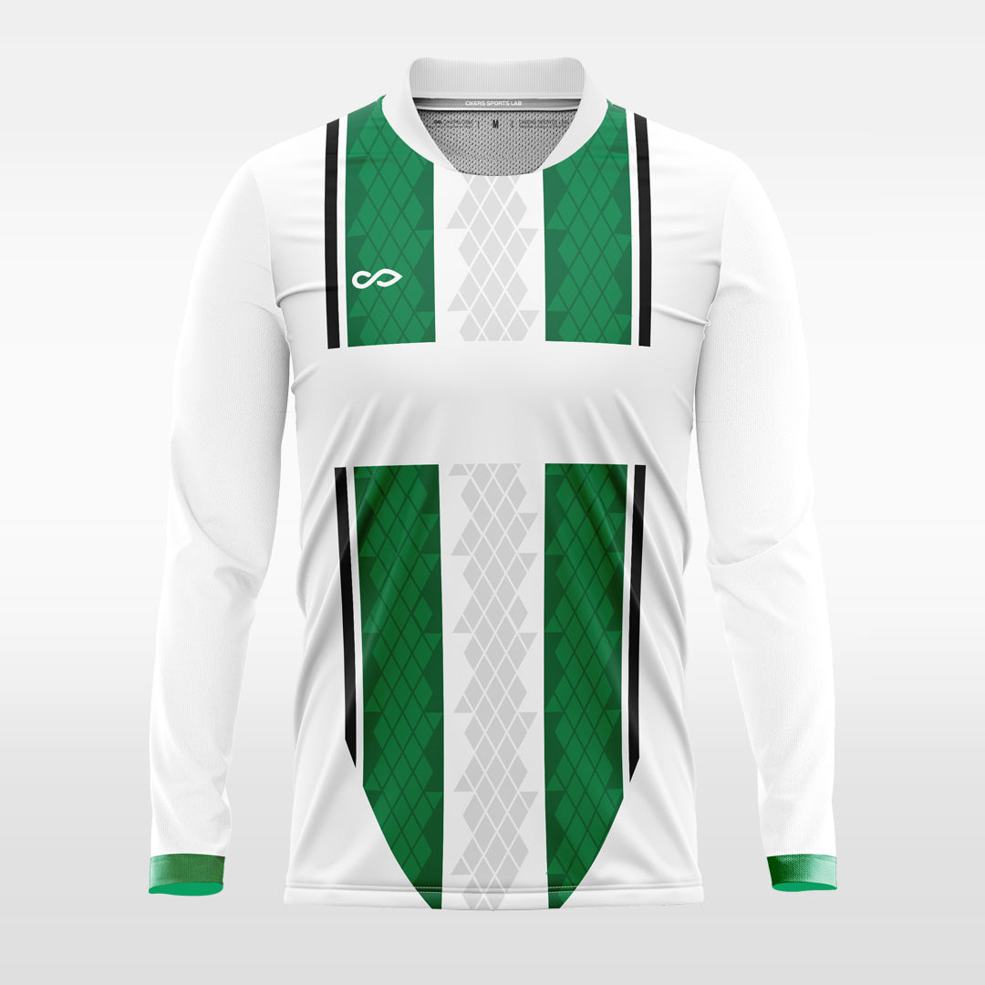 Obliging - Custom Men's Sublimated Long Sleeve Soccer Jersey