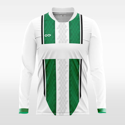 Obliging - Custom Men's Sublimated Long Sleeve Soccer Jersey