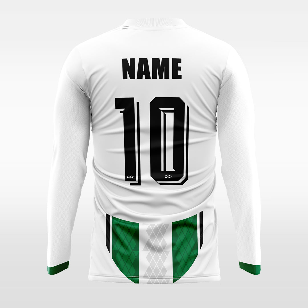 Obliging - Custom Men's Sublimated Long Sleeve Soccer Jersey