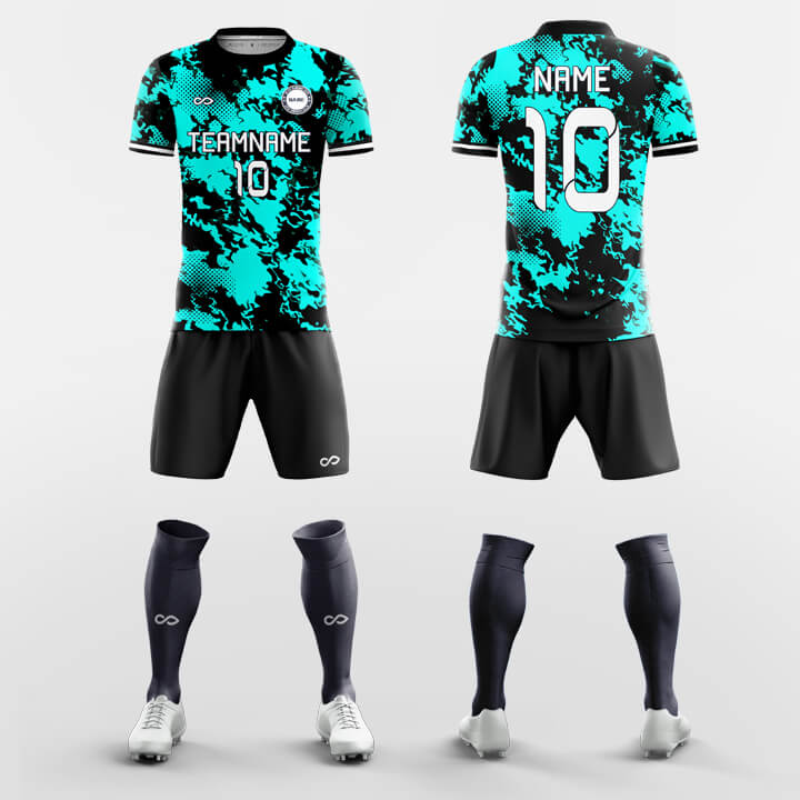 Custom Print All Over Print Training Uniform Soccer Sets Jersey Kit