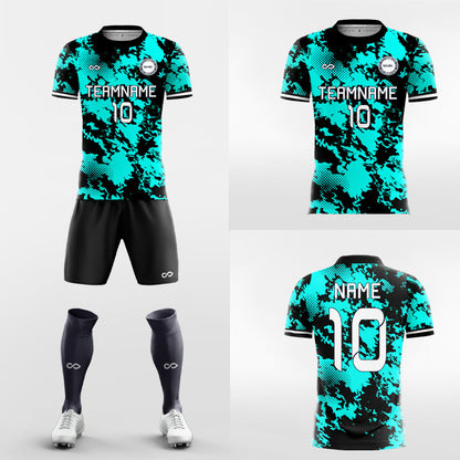 Custom Print All Over Print Training Uniform Soccer Sets Jersey Kit