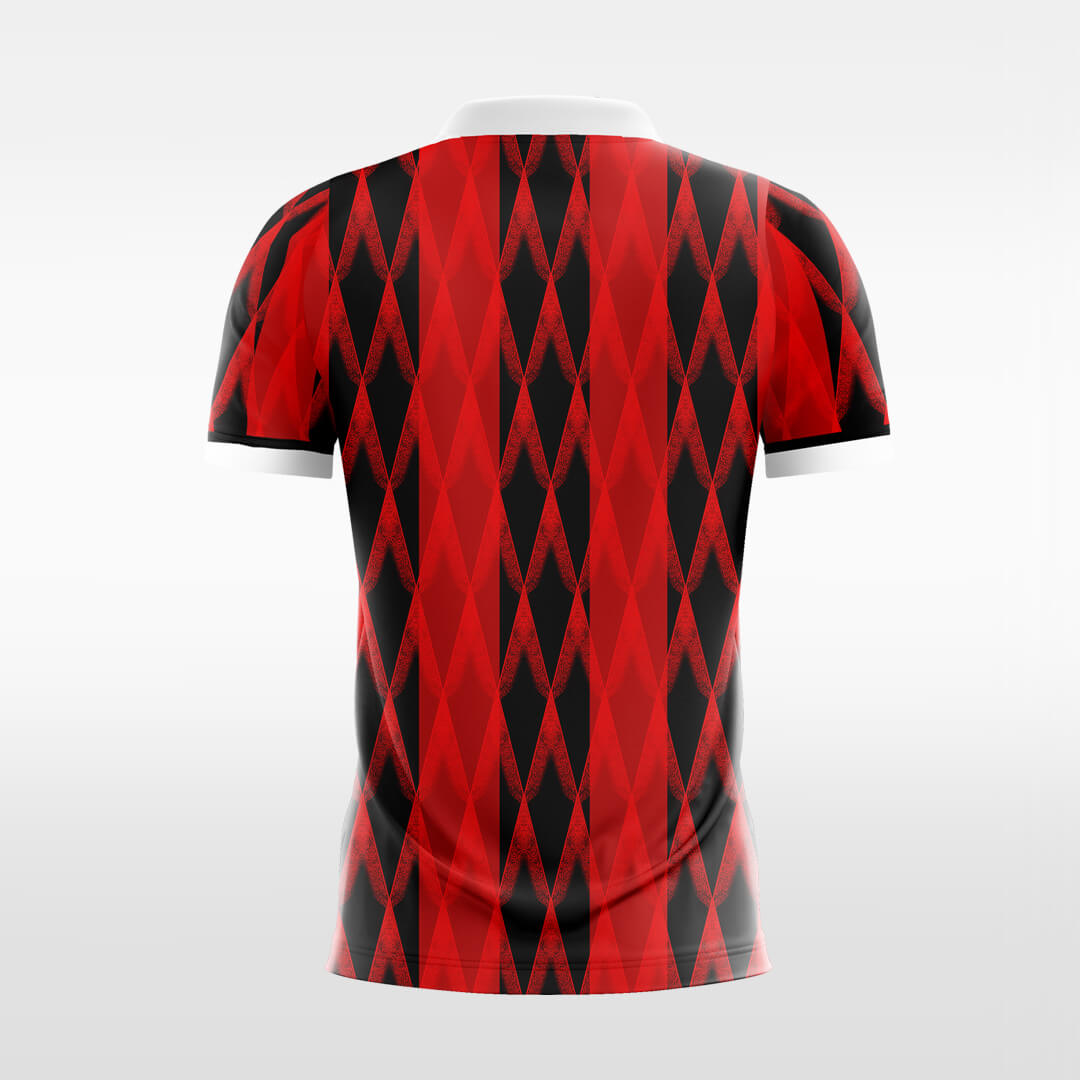 Custom Pink Check Pinstripe Sport Soccer Tops Jersey