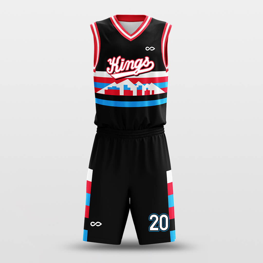 Pixel Mountain- Custom Sublimated Basketball Jersey Set