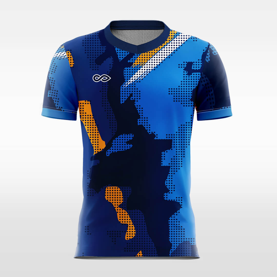 Custom Fancy Sublimation Short Sleeve Soccer Uniform Jersey