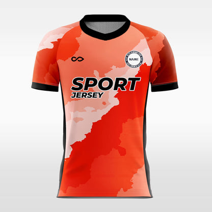 Custom Ink Shading Print Sublimation Soccer Tops Jersey