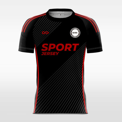 Custom Geometric Pulse Sublimation Soccer Tops Jersey