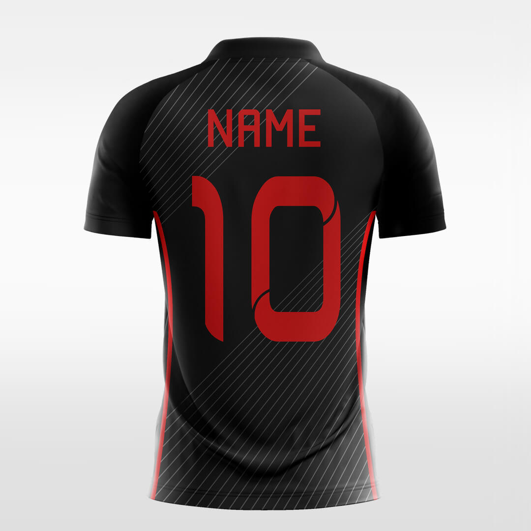 Custom Geometric Pulse Sublimation Soccer Tops Jersey