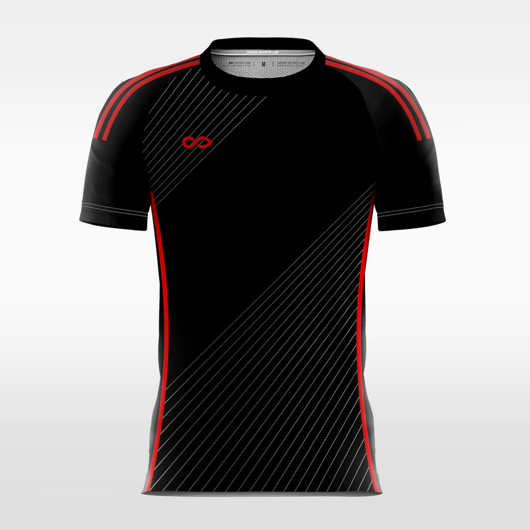 Custom Geometric Pulse Sublimation Soccer Tops Jersey