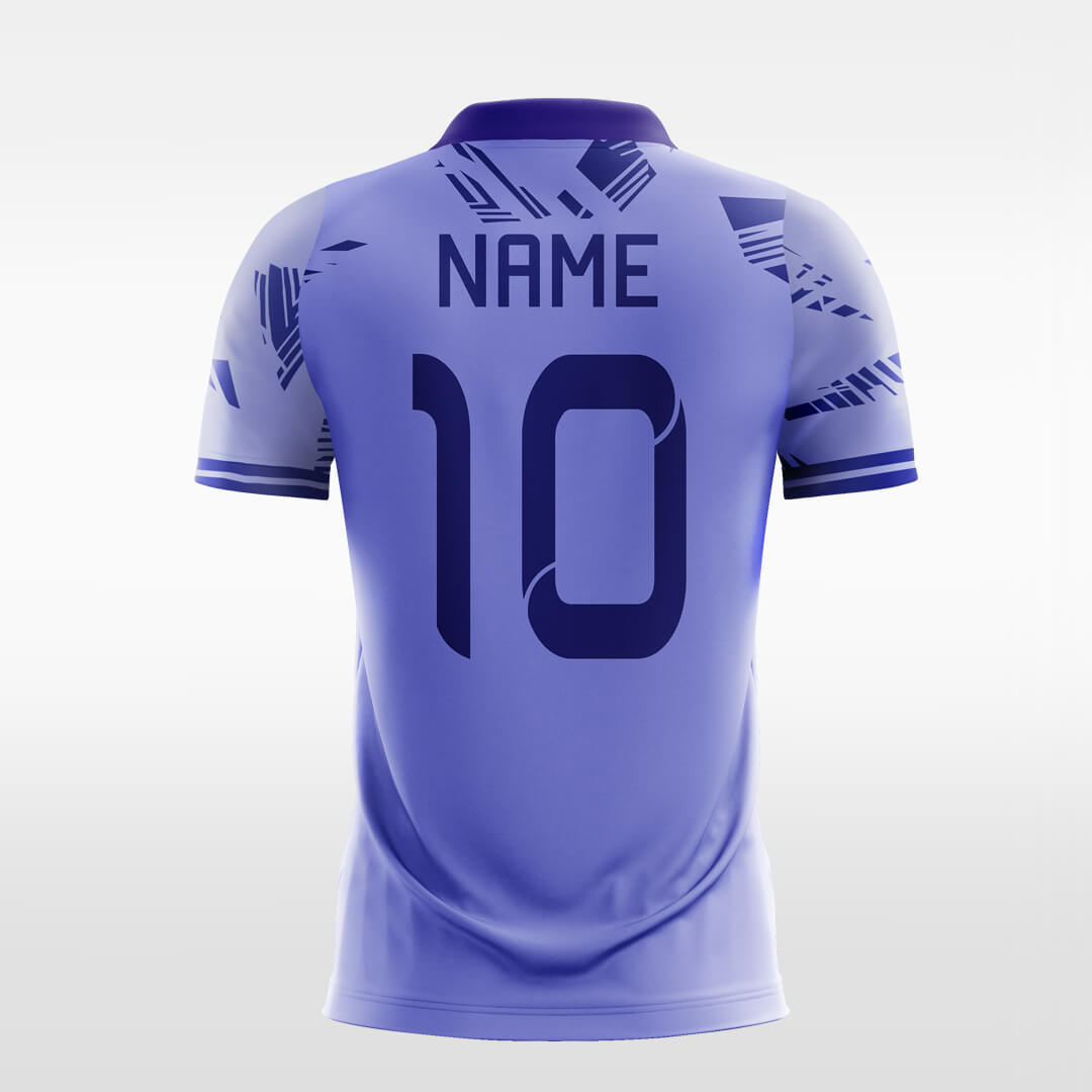 Custom Purple Print Sublimation Sport Soccer Tops Jersey