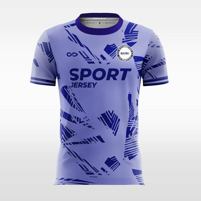 Custom Purple Print Sublimation Sport Soccer Tops Jersey