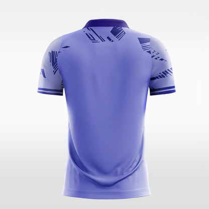 Custom Purple Print Sublimation Sport Soccer Tops Jersey