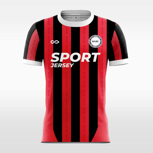 Custom Intact Red Sublimation Soccer Tops Jersey
