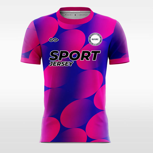 Custom Pink Round Dot Sport Handball Tops Jersey