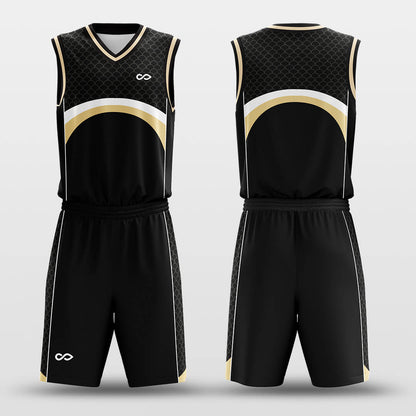 Custom Ryoma Spirit Gold Uniform Basketball Jersey Set