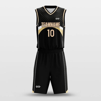 Custom Ryoma Spirit Gold Uniform Basketball Jersey Set