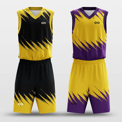 Scratches - Custom Reversible Basketball Jersey Set Sublimated