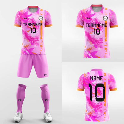 Custom Dynamic Storm Soccer Jerseys Set Sublimated Design Kit