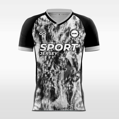 Custom Pastel Print V-neck Sublimation Soccer Top Jersey