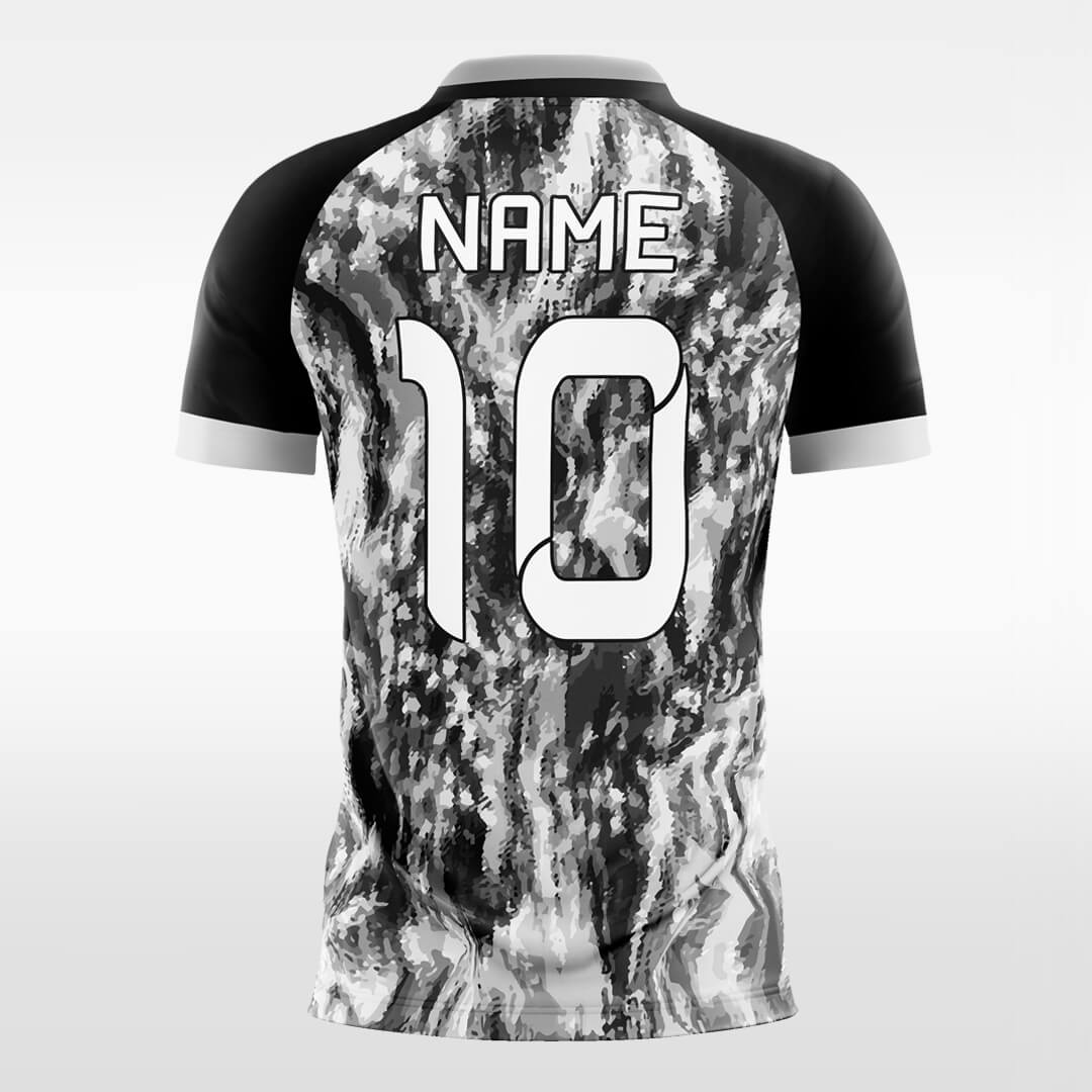 Custom Pastel Print V-neck Sublimation Soccer Top Jersey