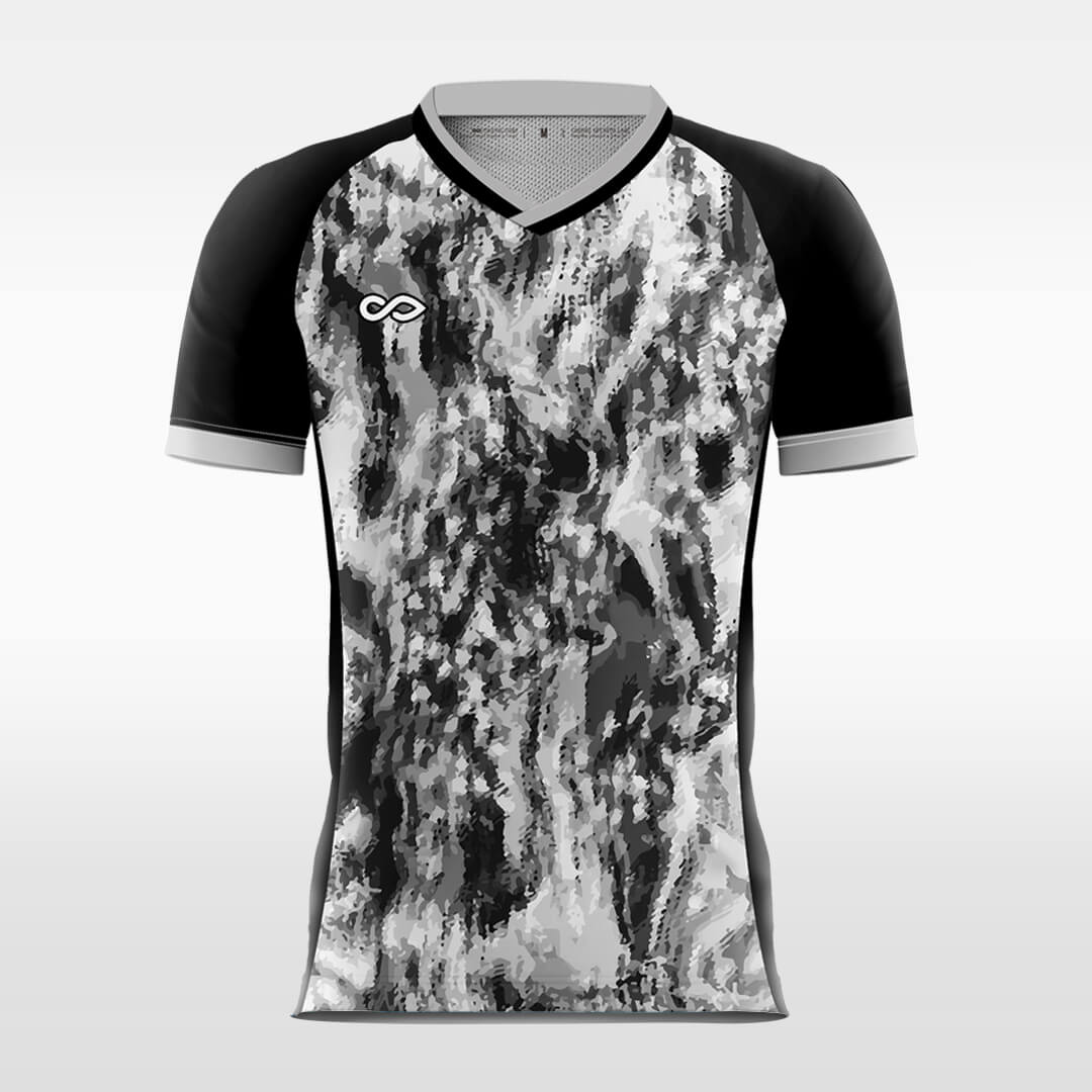 Custom Pastel Print V-neck Sublimation Soccer Top Jersey