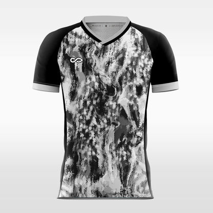 Custom Pastel Print V-neck Sublimation Soccer Top Jersey