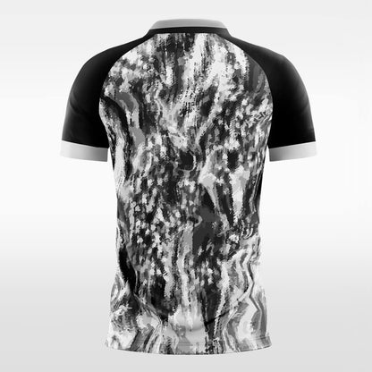 Custom Pastel Print V-neck Sublimation Soccer Top Jersey