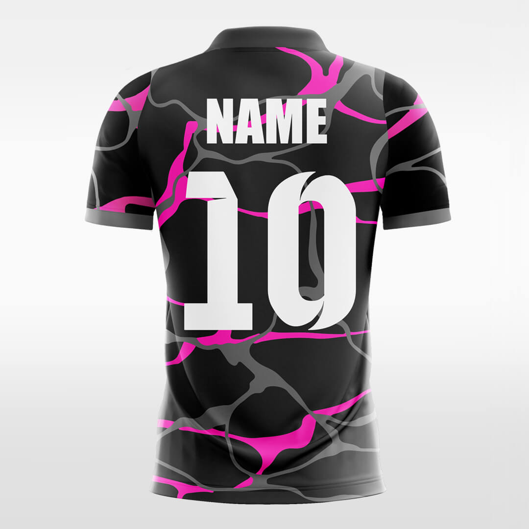 Custom ripple Patterned Sublimation Soccer Uniform Jersey