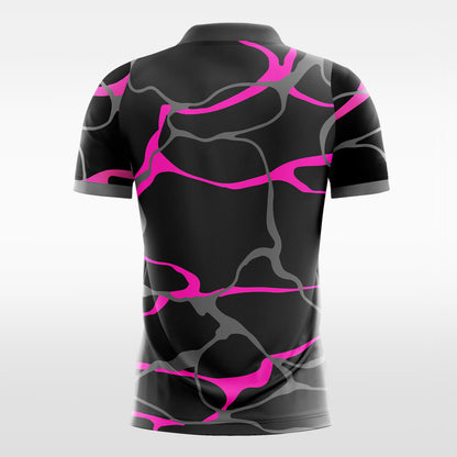 Custom ripple Patterned Sublimation Soccer Uniform Jersey