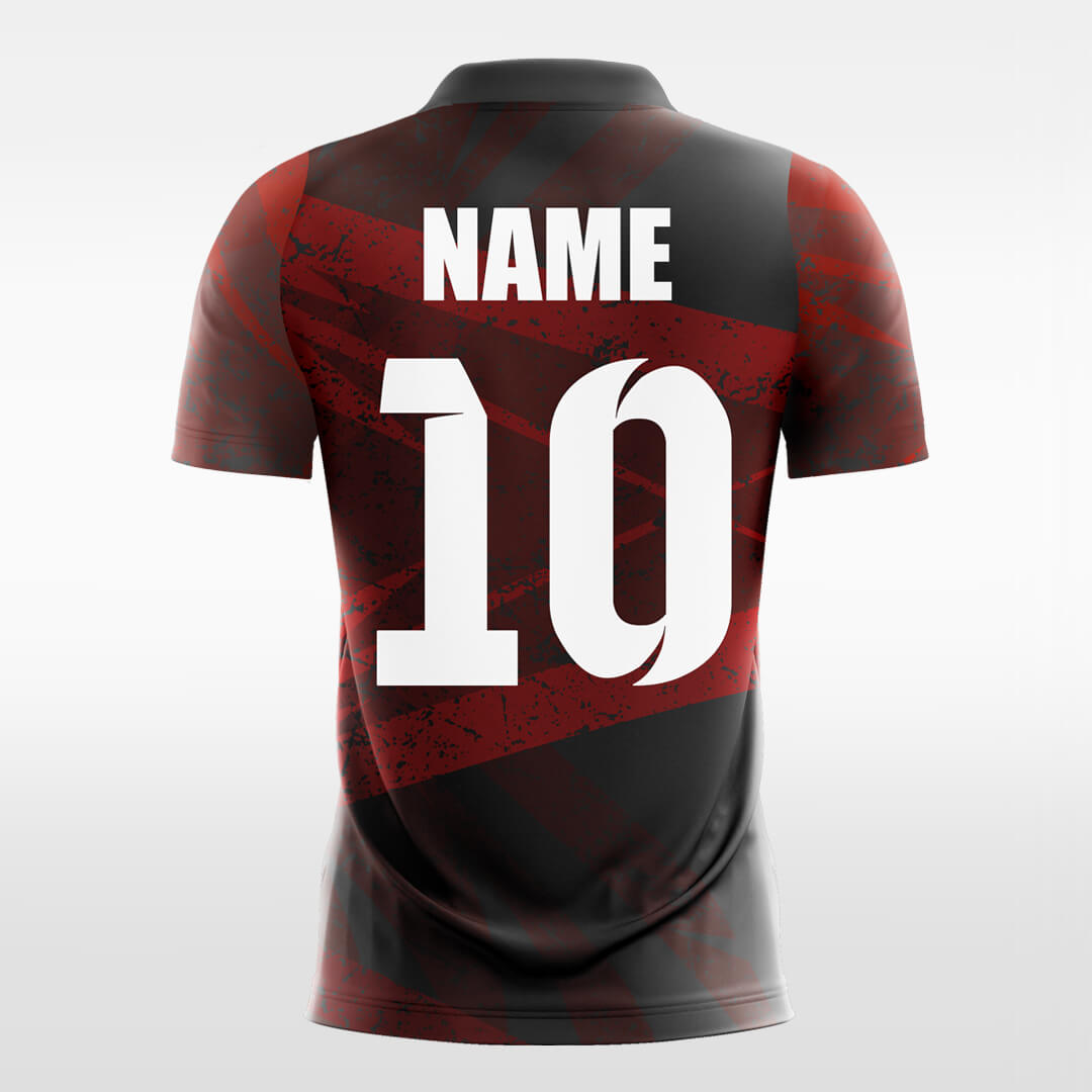 Custom Scrawl Print Sublimation Sport Soccer Tops Jersey