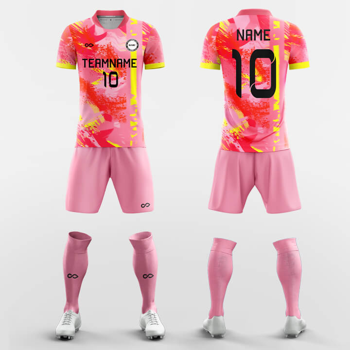 Custom Dynamic Storm Soccer Jerseys Set Sublimated Design Kit