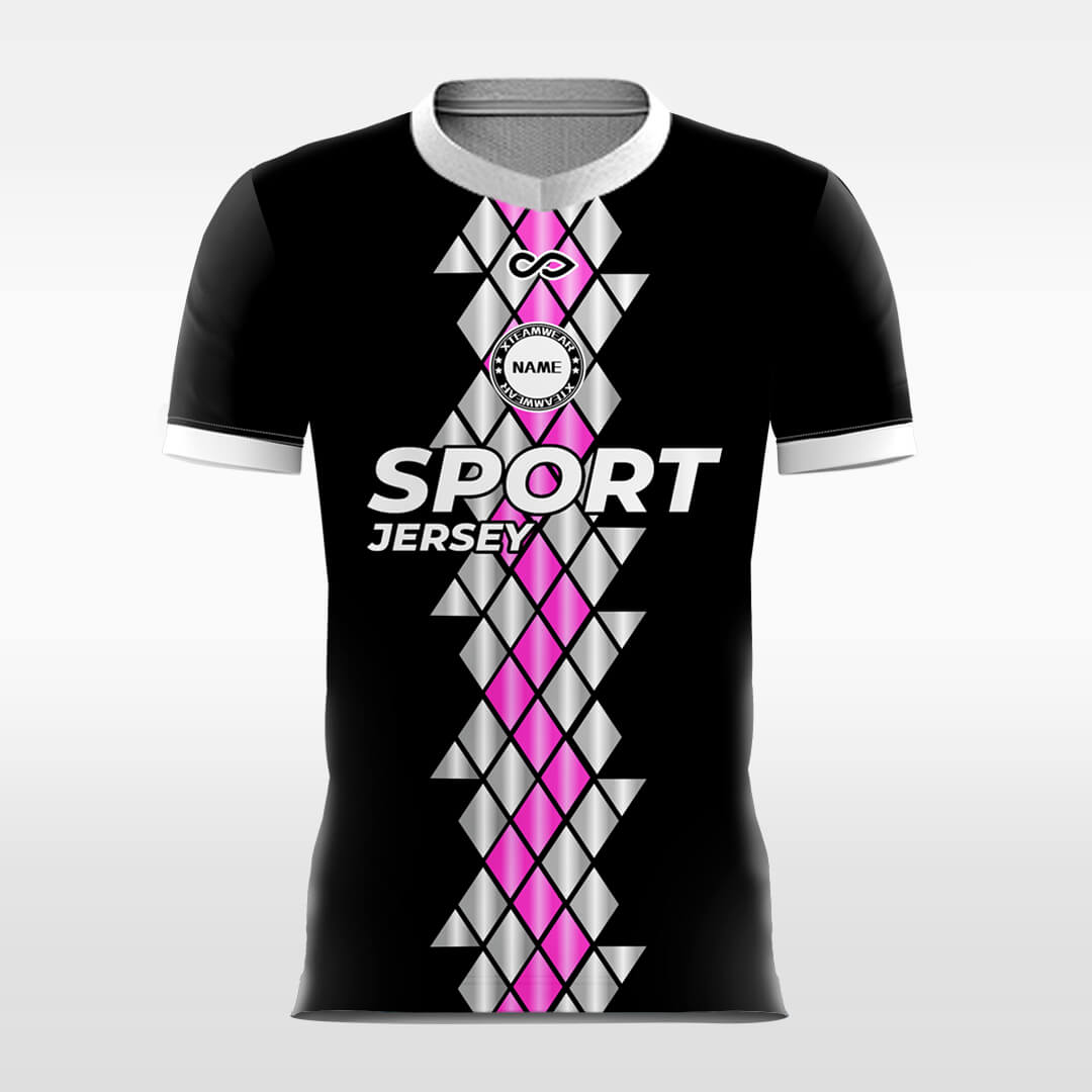 Custom Geometric Storm Sublimation Soccer Tops Jersey