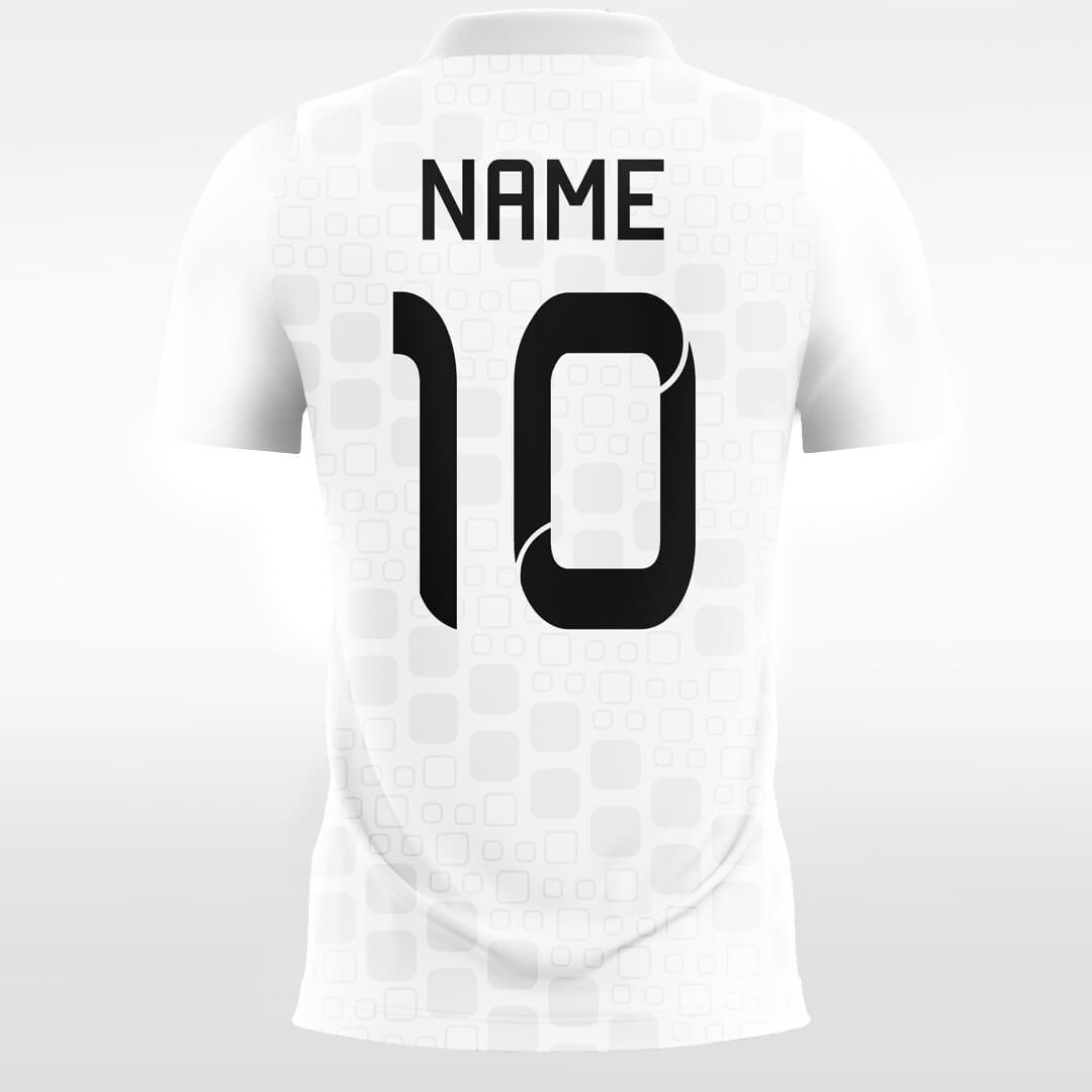 Custom Square Pattern Sublimation Soccer Tops Jersey