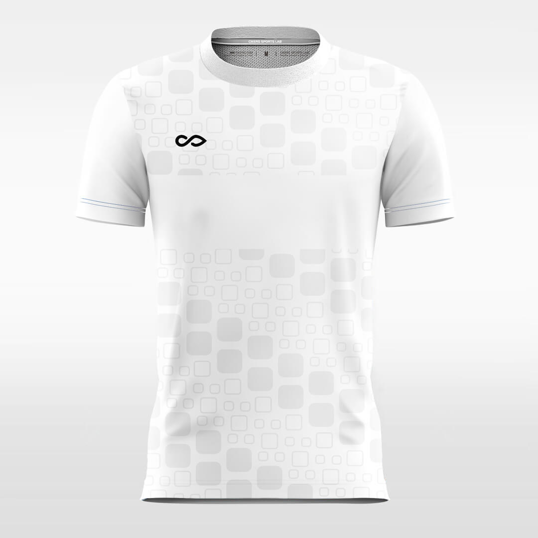 Custom Square Pattern Sublimation Soccer Tops Jersey