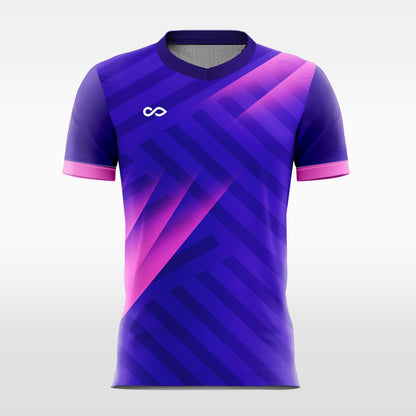 Custom Stripe Geometric Sublimation Soccer Tops Jersey