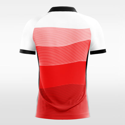 Custom Rivers Color Block Quarter Sublimation Soccer Tops Jersey