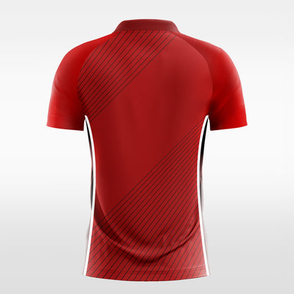 Custom Geometric Pulse Sublimation Soccer Tops Jersey