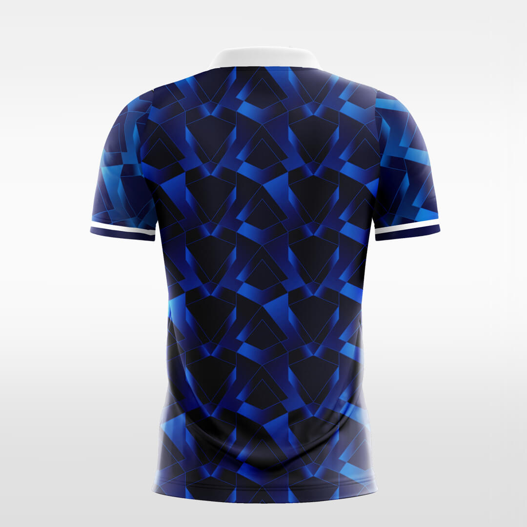 Custom Geometric Pattern Green Sublimation Handball Top Jersey