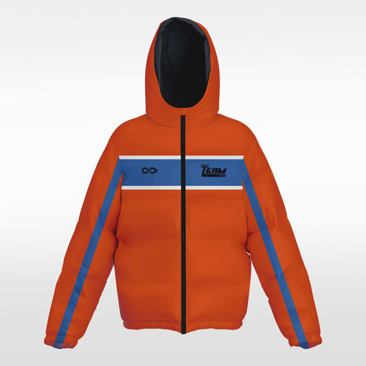 Tangerine - Custom Sublimated Kids Winter Jacket 004