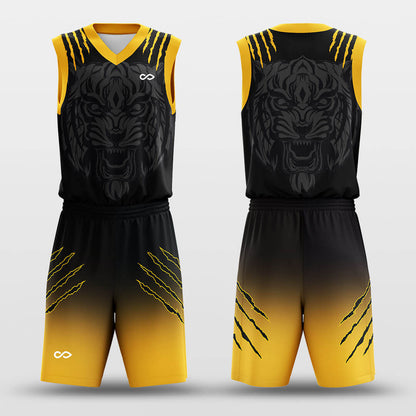 Tiger - Custom Sublimated Basketball Jersey Set Fade Fashion