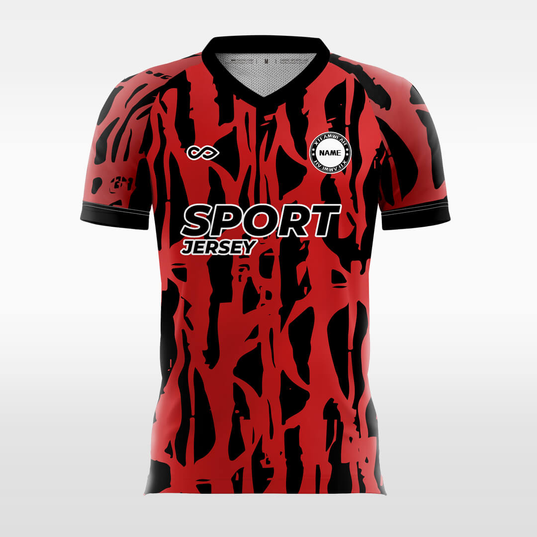 Custom Tropical All Over Prin Sublimation Sport Soccer Tops Jersey