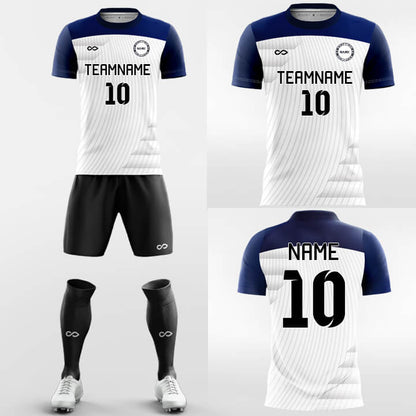 Custom Streamline Print Uniform Soccer Sets Jersey Kit