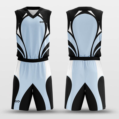 White Snake- Custom Sublimated Basketball Jersey Set