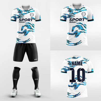 Custom Windows Soccer Jerseys Set Sublimated Design Kit