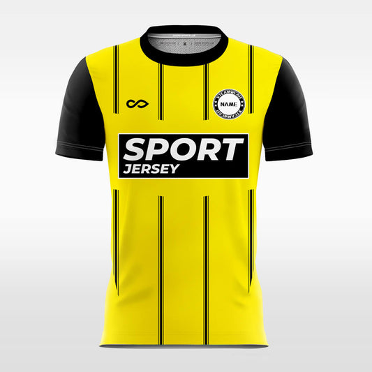 Custom Harry Yellow Sublimation Soccer Tops Jersey