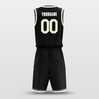 Black Khaki - Custom Basketball Jersey Set Design for Team