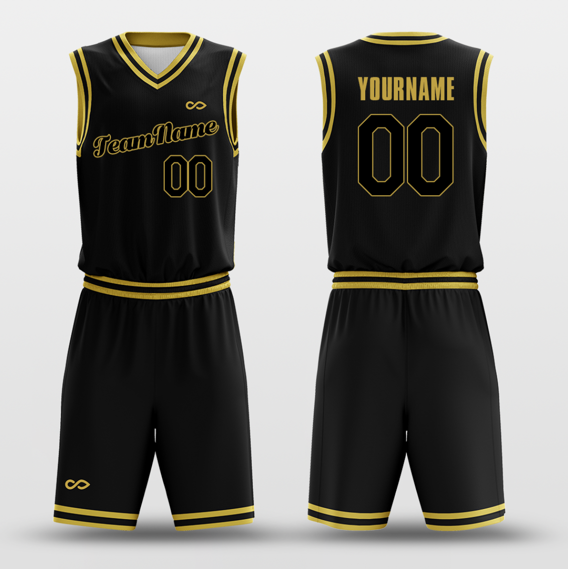 black golden basketball jersey design